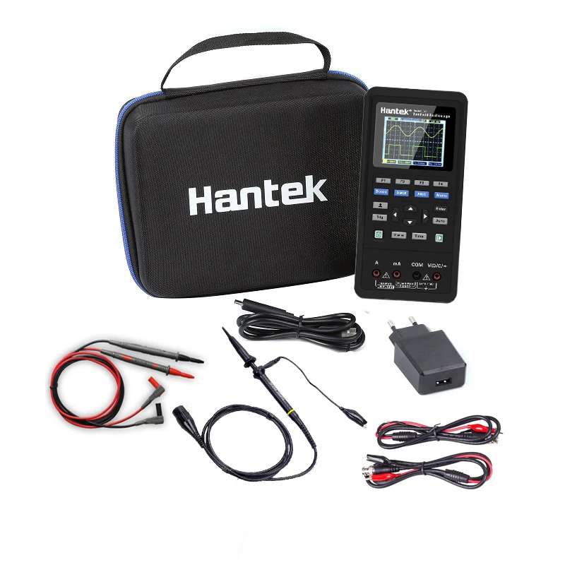Цифровой осциллограф Hantek 2d72 2d42 3 в 1 + генератор сигналов мультиметр портативный USB