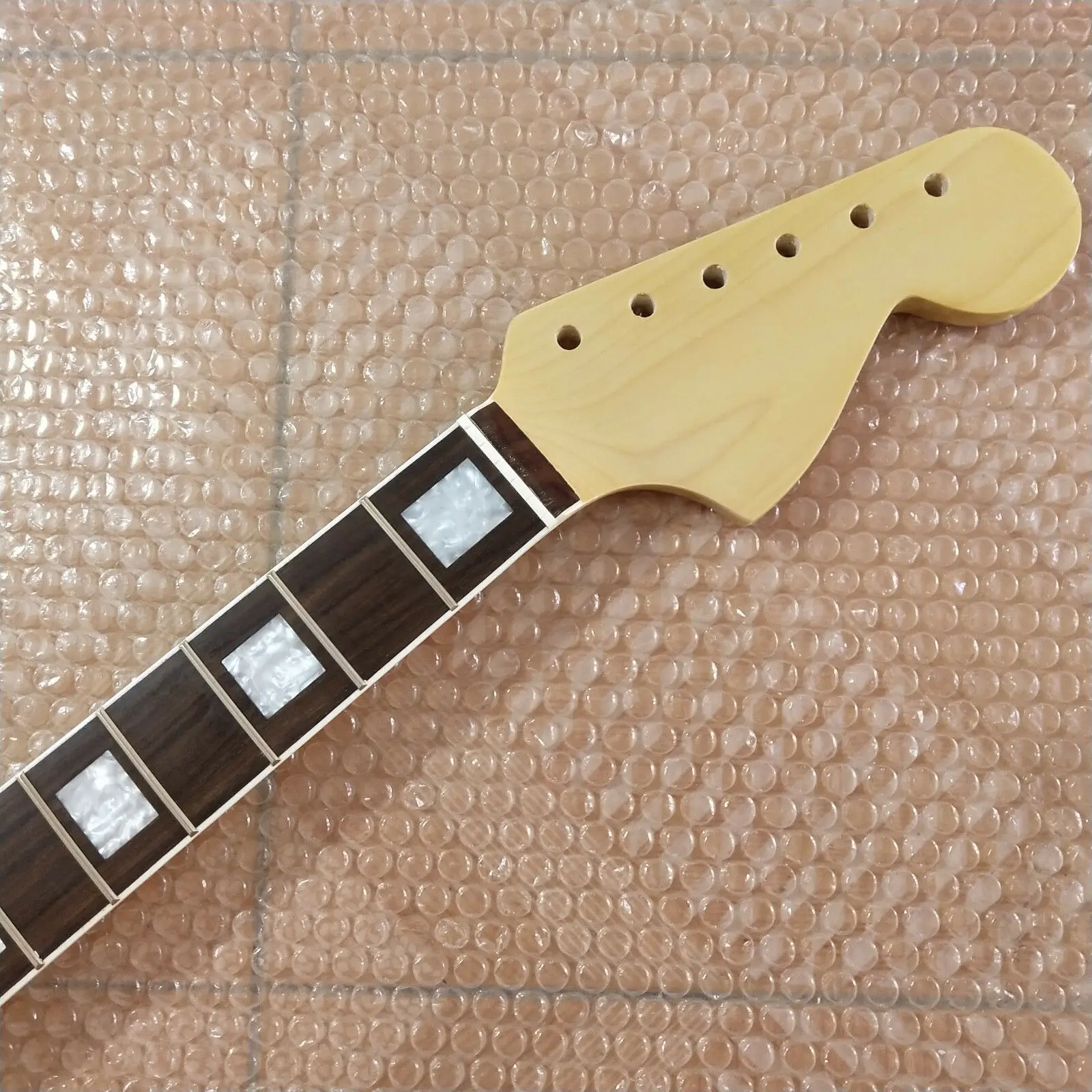 

JI YIN 21 frets vintage Maple guitar Neck Rosewood Fingerboard for Strat style big head