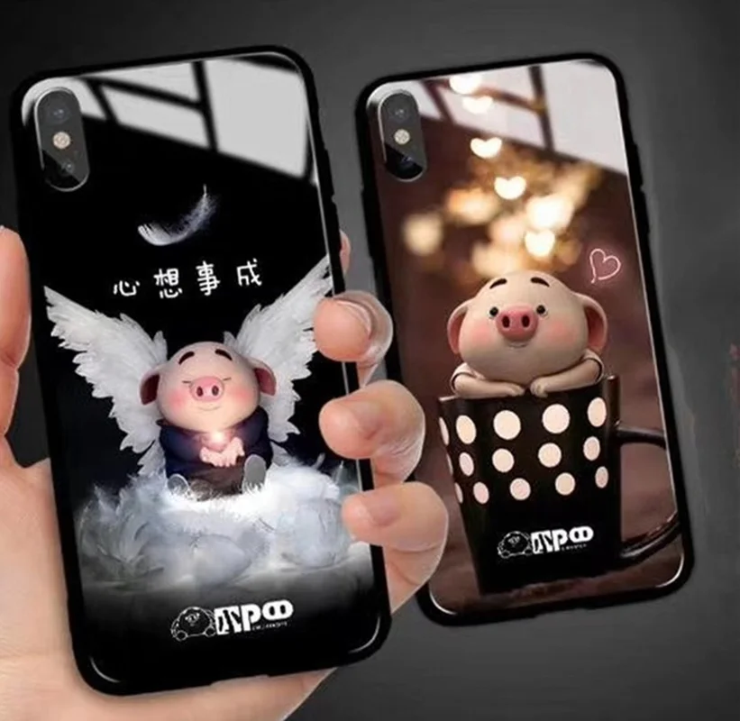 Мультфильм чехол для телефона Oppo R9S R11S R15X R17 pro cute 3d тиснение рисунком OPPO Рено A5