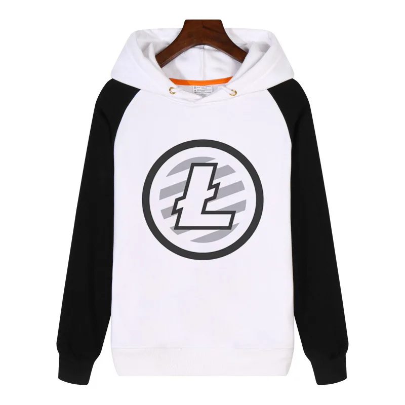 Биткоин Litecoin Электрический ETN Monero REVOLUTION CHAIN EOS Coin Hoodies Свитшот спортивный костюм