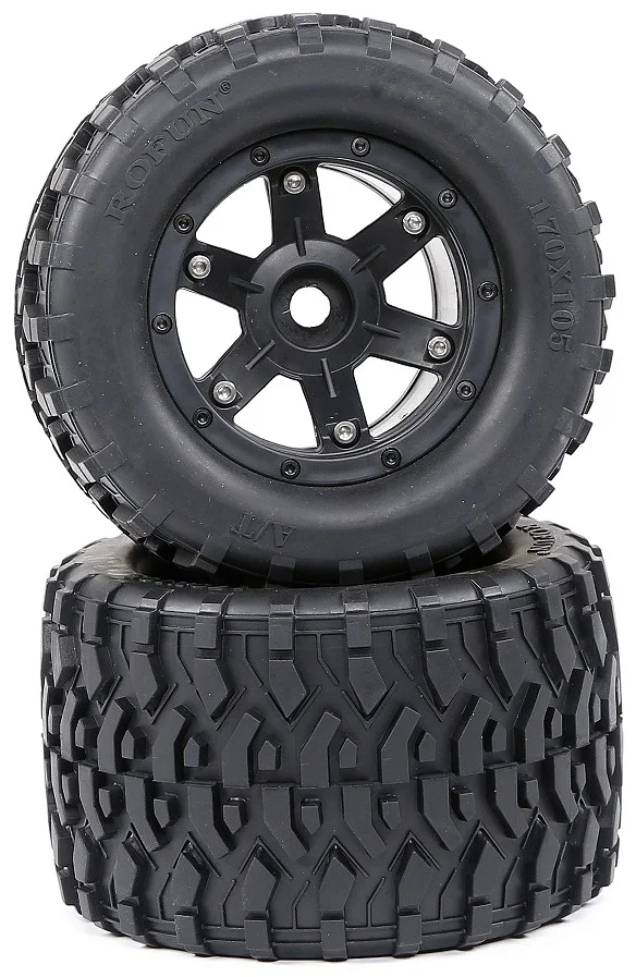1/8 весы RC Monster Truck шины/колеса 2 шт. подходит для ROVAN TORLAND XL HPI Savage Flux 4 6 5 9 Hraxxas E Maxx T Revo 3