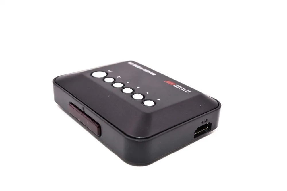 Медиаплеер REDAMIGO Mini Full HD1080P H.264 MKV HDD с HDMI совместимым/AV/VGA/USB/SD/MMC пультом