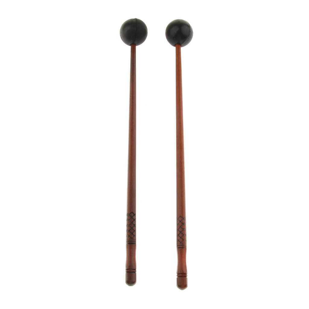 

1 Pair 235mm Wooden Tongue Drum Sticks Mallets Beaters Percussion Instrument Accessory For Music Education Yoga Meditation