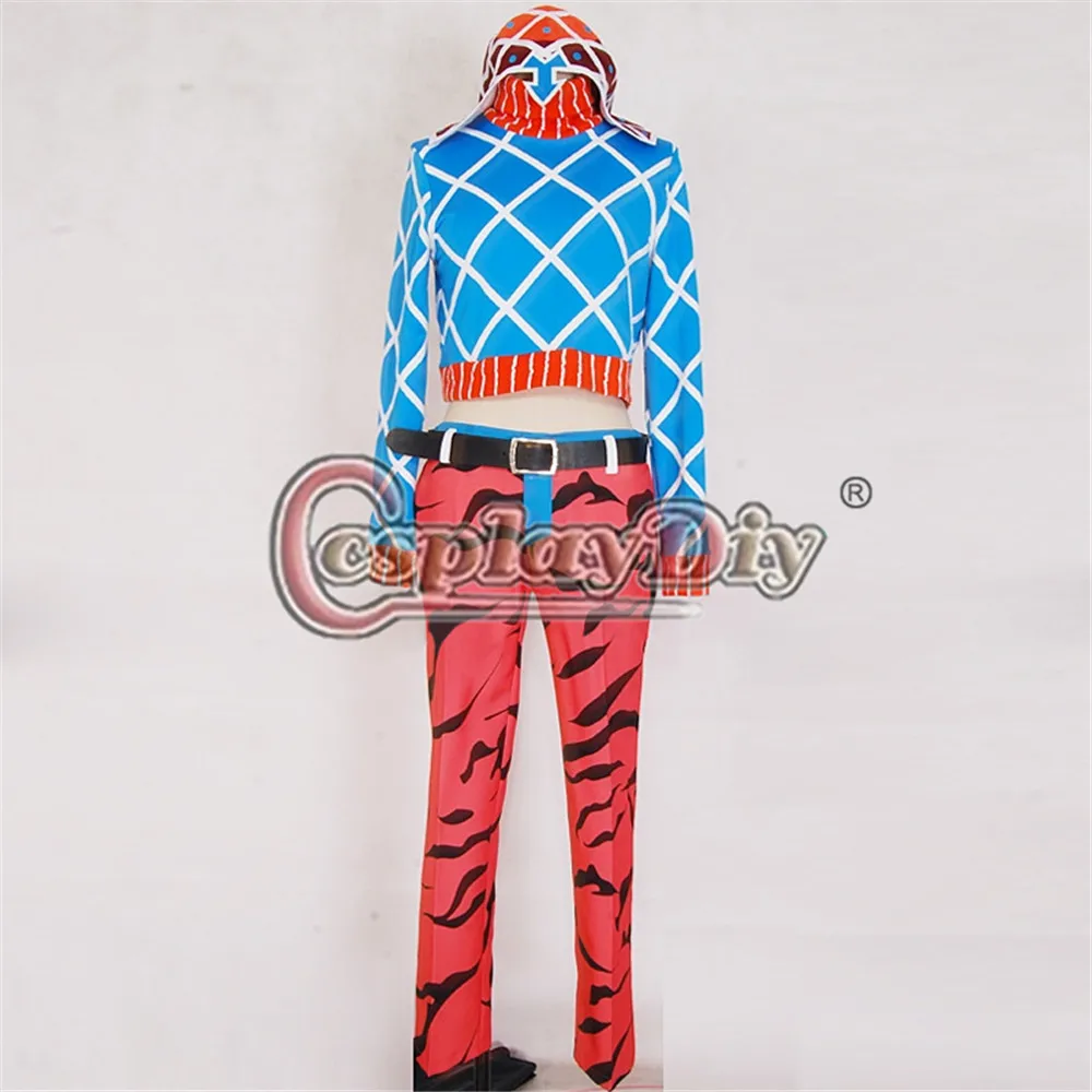 

Cosplaydiy JoJo's Bizarre Adventure Cosplay Costume Guido Adult Halloween Cosplay Clothes Custom Made D0728