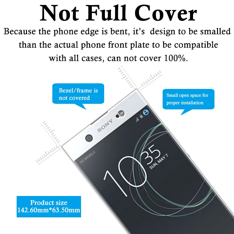 Защитное стекло закаленное для Sony Xperia XA1 XA XA2 Plus Ultra XZ XZ1 Z1 Z2 Z3 Z5 защитная