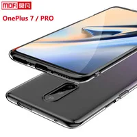 Матовый чехол для oneplus 7 pro Чехол oneplue 7 силиконовый чехол черный мягкий Mofi ультра тонкий защитный чехол oneplus 7 Pro