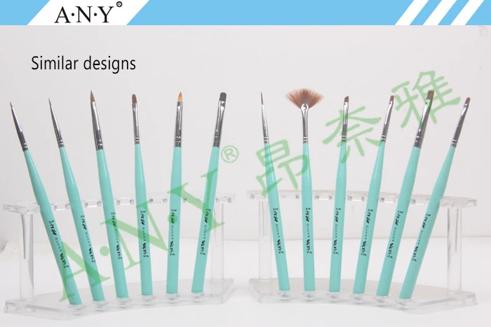 Щетка для гель лака ногтей с деревянной ручкой|nail gel brush|gel brushgel nail brush |
