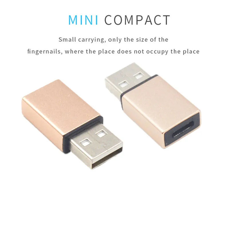 Переходник с USB 3 0 папа на мама Type-C мини адаптер для Macbook Huawei P9 Xiaomi 4C Nexus 5X 6P |