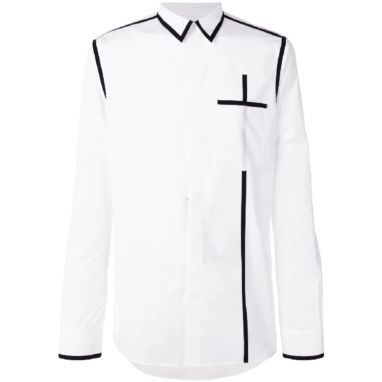 S ~ 5XL! Новые мужские модные повседневные подчеркивающая индивидуальность