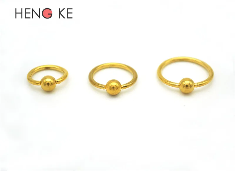 Кольцо шарик для пирсинга из хирургической стали 16/8/10/12 мм|body piercing jewelry|piercing