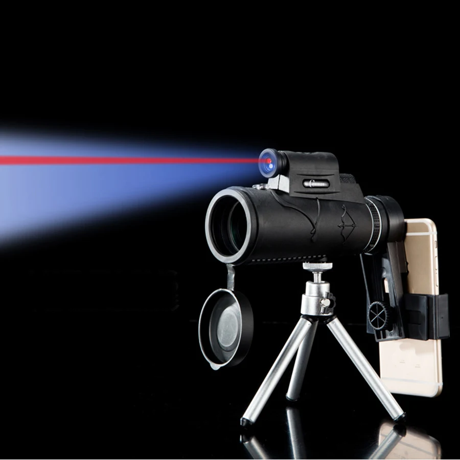 Mobile Phone Dual Focus Monocular Spotting Telescope Zoom Optic Lens Binoculars Coating Lenses Hunting Scope | Измерительные