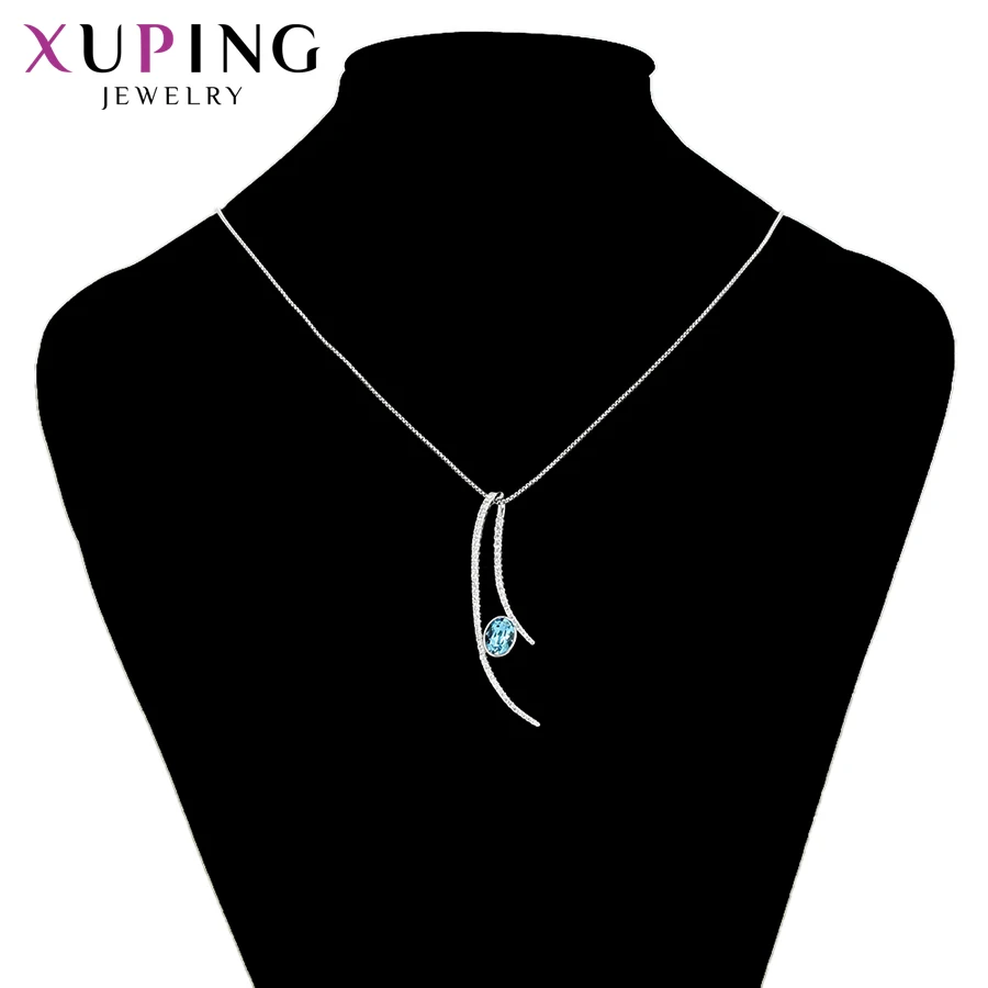 От бижутерии Xuping Элегантные Кристаллы ожерелье для темперамент женщин подарки