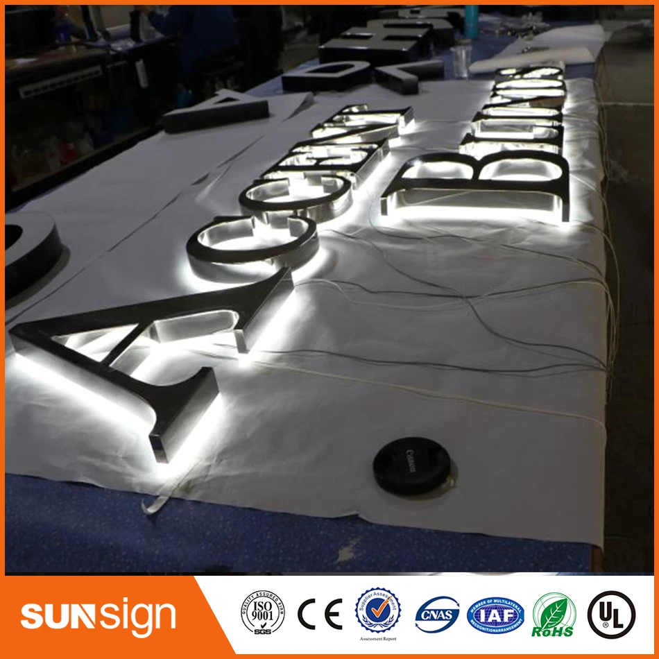 Китайский производитель OEM настраиваемый светодиодный Металлический канал с