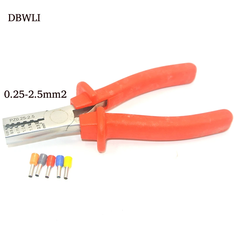 23 10AWG 0 25 10 мм 2 трубчатые обжимные клещи ручные инструменты