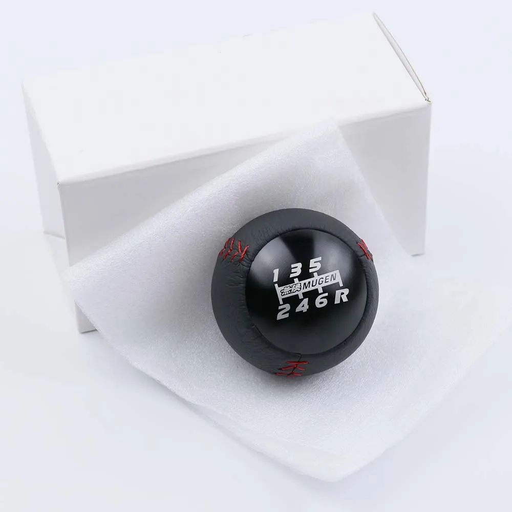 6 speed black Mugen M10x1.5 руководство 5/6 скорость переключения передач ручка переключения Головка рычага для Honad Civic Fit Accord EK9 EP3 FN2 DC2 DC5 S2000 FD2 - Название цвета: 6 speed black