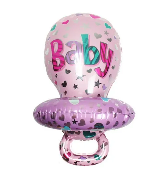 2 Части/комплект Супер Форма Детские Соска Фольгированные Шары Baby Shower День