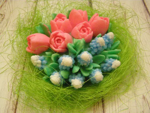 Силиконовые формы для цветов 3d форма тюльпанов мыла лесов подарок на день матери