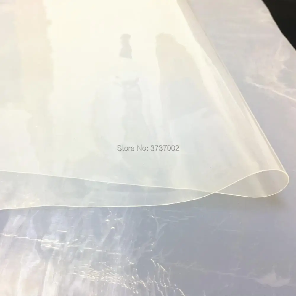 0.5/1.0/1.5/2/3/4/5mm White Silicone Sheet Heat-Resisting Mat Plate Non-toxic Gaskets Flexible Pad Aging Resistance | Обустройство