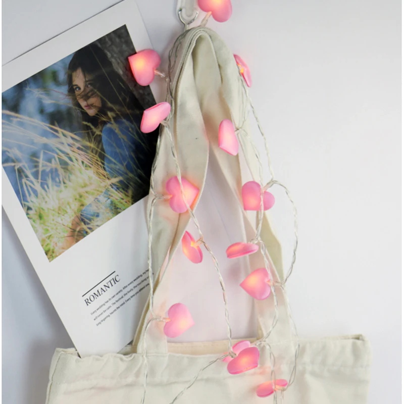 Светодиодная гирлянда с сердечками для дома Новогодняя девочек|Украшения своими