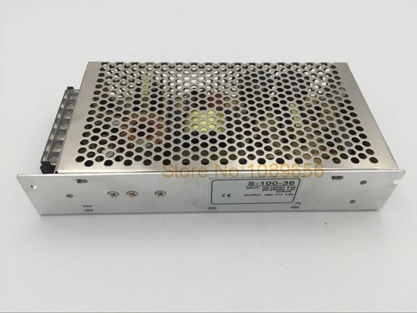 100 Вт Один выход Импульсный блок питания ac в dc конвертер S 3 5 7.5 12 24 36|power supply unit|power