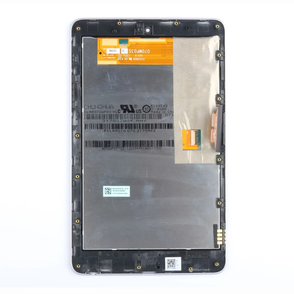 Оригинальный ЖК дисплей + сенсорный дигитайзер экран с рамкой для ASUS Google nexus 7 2012