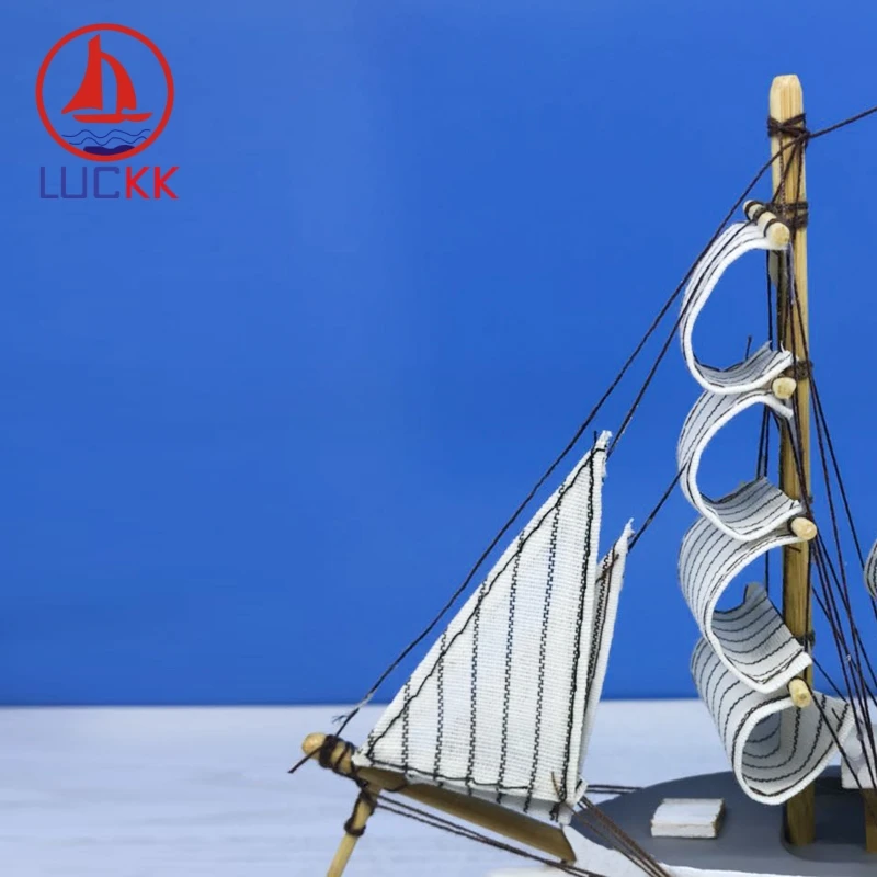 LUCKK 20 см деревянная модель в стиле ретро корабль украшение интерьера дома