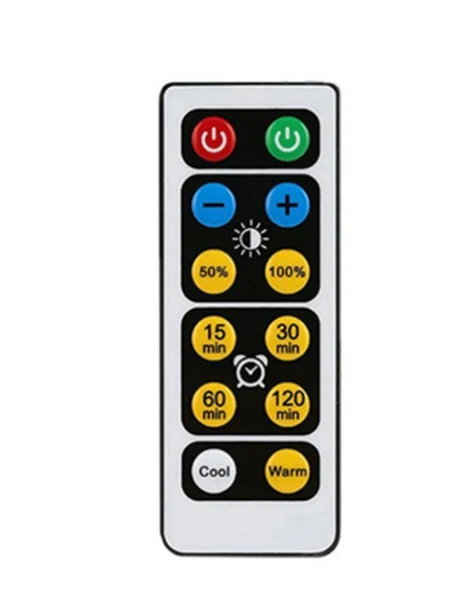 1Controller Светильник для шкафа, беспроводной, с регулируемой яркостью, сенсорный датчик, двойной цвет, светодиодный, ночные лампы, батарея, дистанционное управление, подходит для кухни, лестницы - Цвет: 1Controller