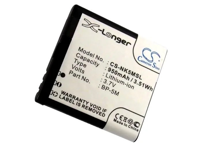 Cameron sino BP-5M аккумулятор для NOKIA 5610 5700 6110 Classic 6290 6500 SLIDE s 7379 7390 8600 Luna | Мобильные