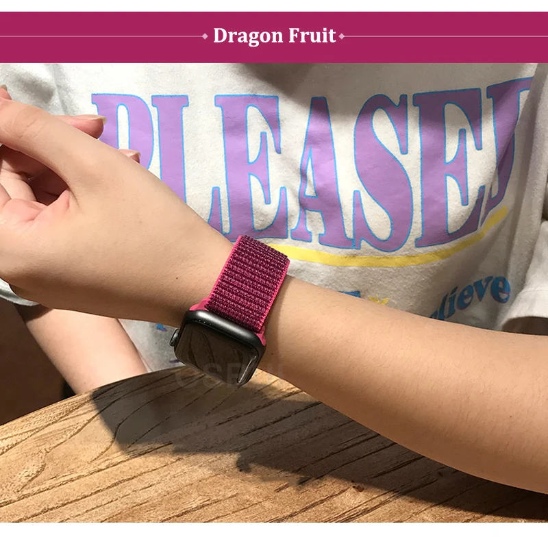 Ремешок для Apple Watch 42 мм 38 мм 5 4 3 correa iwatch 44 мм 40 мм спортивный браслет-петля Apple watch 5 4 аксессуары 5/3/2