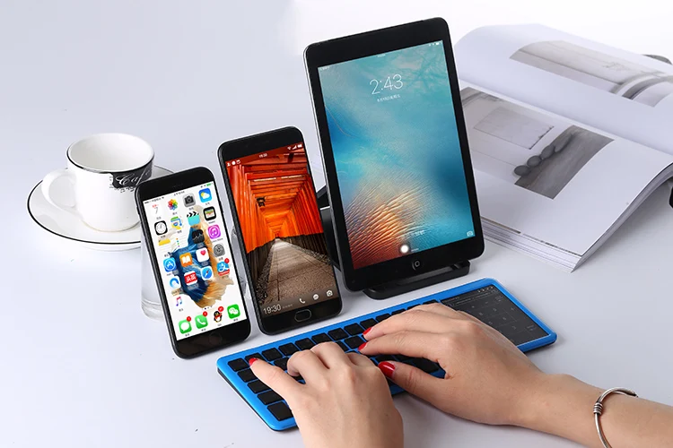 Новинка 2,4G мини беспроводная клавиатура с тачпадом мышь для Mac iOs Windows Android/Smart PC ноутбук планшет Русский Арабский Иврит