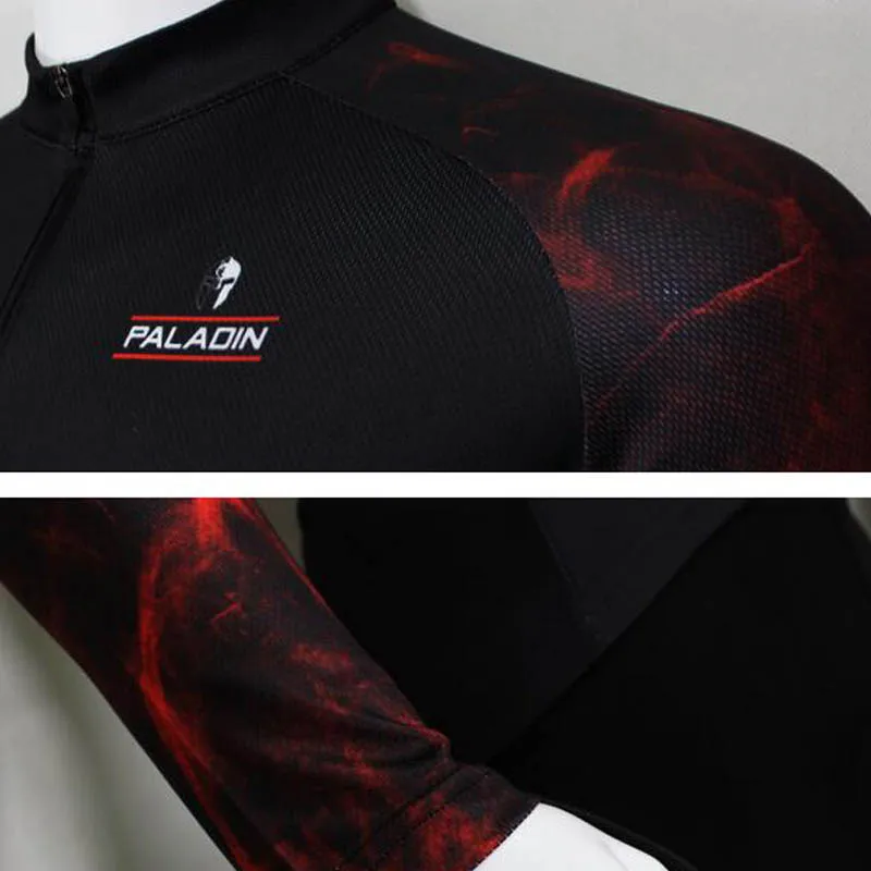 Паладин Для мужчин с длинным рукавом Велосипедная форма Джерси осенние