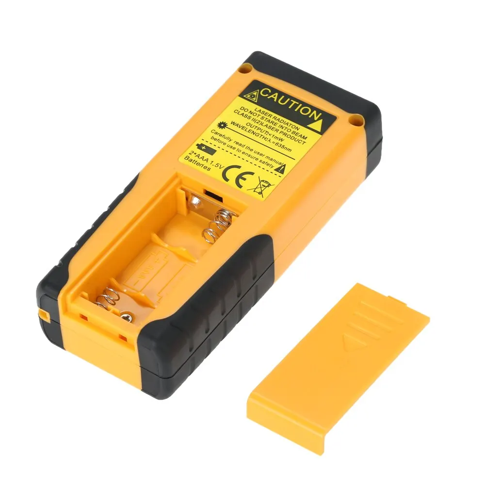 

100m Portable Handheld Digital Laser Distance Meter Range Finder Area Volume tape Measure Data Storage Backlight