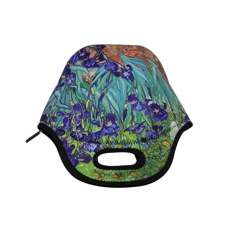 Monsisy Neoprene Lunch Bag for Women kids Men Cooler Lunch Box Bag Tote Portable Thermal Coffee Snack Food Picnic Bag Bolsa