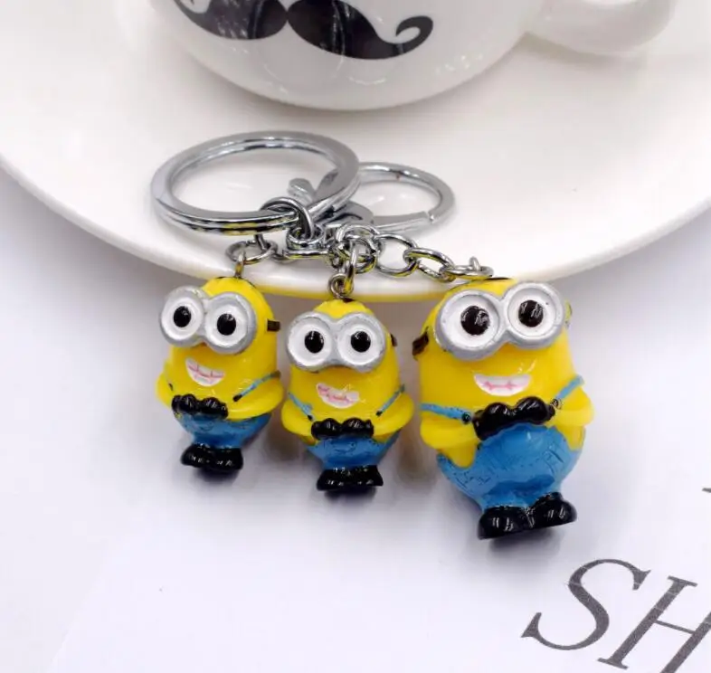 Новинка 6 стрин брелоки с изображением мультфильма Despicable me подвесные для лучшего