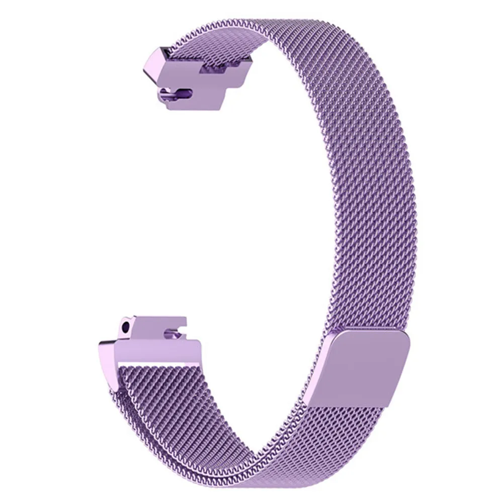Ремешок для Fitbit Inspire HR Band Milanese Loop Магнитный нержавеющая сталь Замена для Fitbit Inspire умные аксессуары - Цвет: Purple