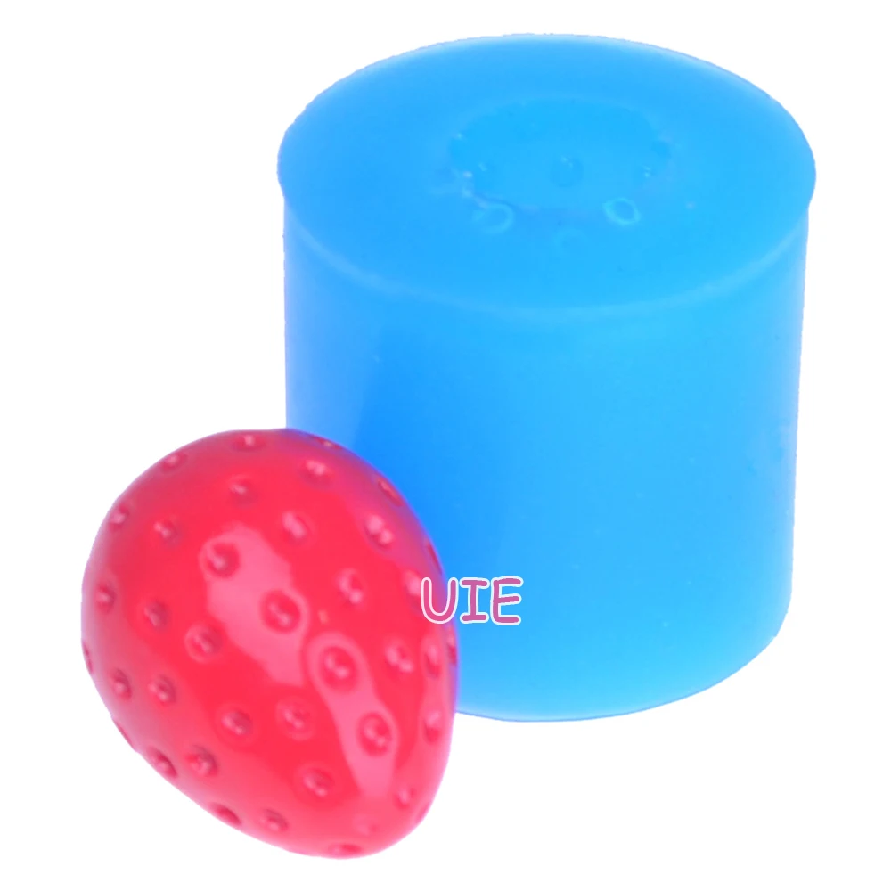 SYL074U 25 4 мм 3D клубника Гибкие Силиконовые Формочки Для фрукты форма для выпечки