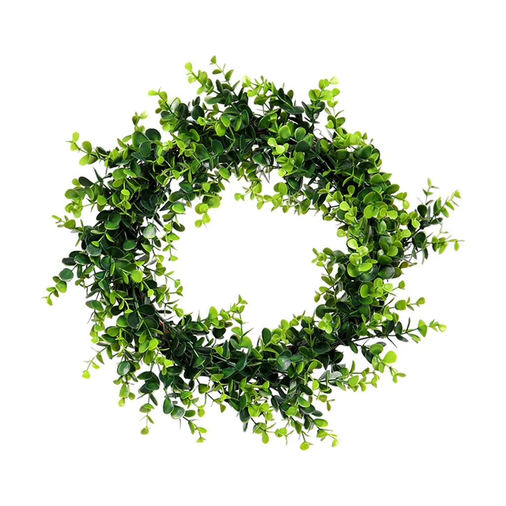 Green Искусственные зеленые горшечные растения симуляция венка зеленая растительная гирлянда домашний офисный Декор Украшение торжеств и мероприятий домашний декор - Цвет: Green