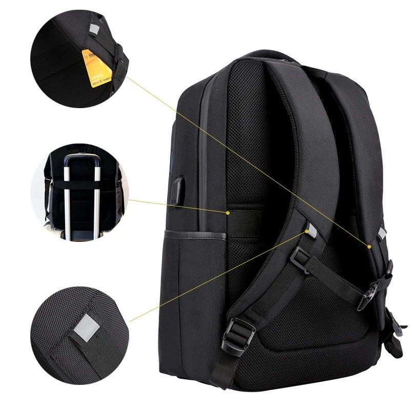 Мужской рюкзак, 15,6 дюймов, для ноутбука, Mochila, для feminina, внешний, USB зарядка, водонепроницаемый, для багажа, рюкзак для школы, mochilas
