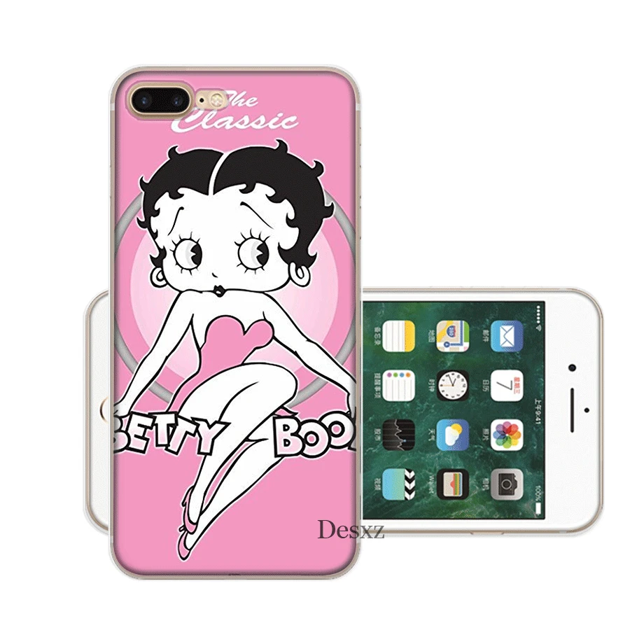 Чехол для мобильного телефона Desxz Betty Boop iPhone 6 6s 7 8 Plus 11 Pro X XS Max 5 5S SE |