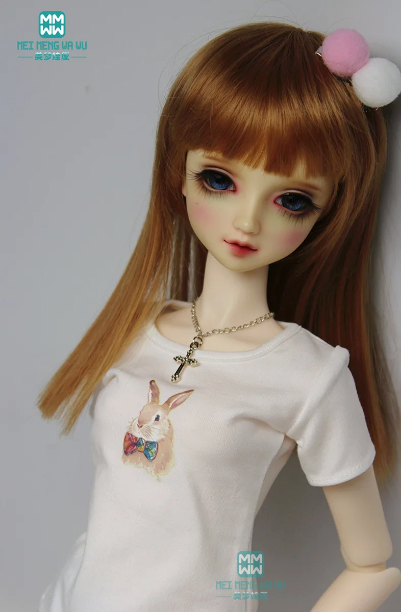 Кукольная одежда для 1/3 1/4 1/6 BJD DD SD10 модная футболка с принтом и несколькими