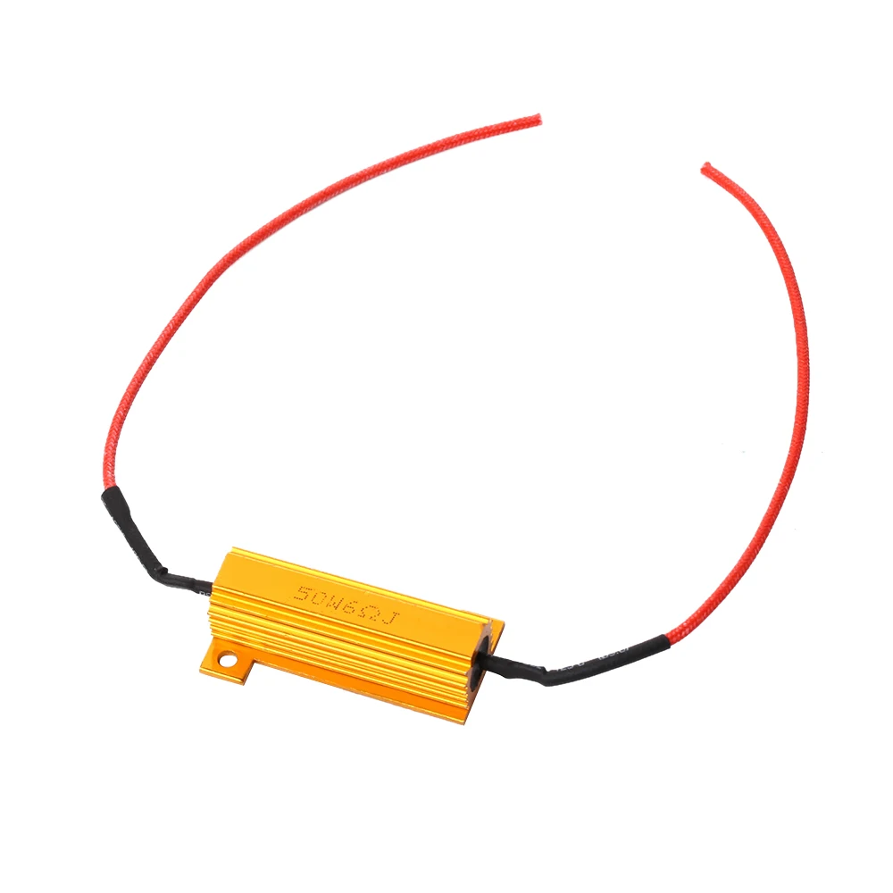 1 шт. в упаковке 50W 6ohm нагрузочный резистор исправление ошибок Поворотная