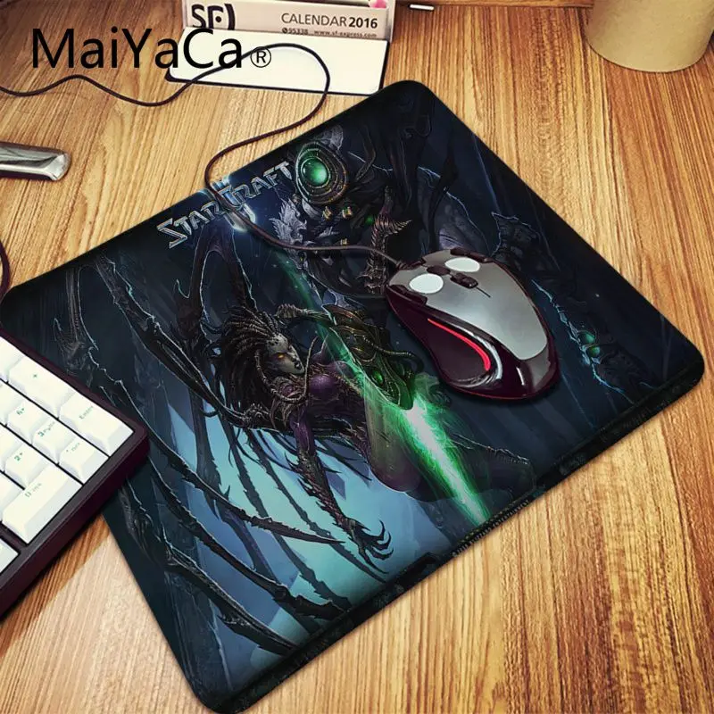 LockEdge 20x25cm MaiYaCa высокое качество Starcraft heart of swarm клавиатура коврики для игровой мыши офисные мыши геймер мягкий Lockedge коврик для мыши геймер для cs go - Цвет: LockEdge 20x25cm
