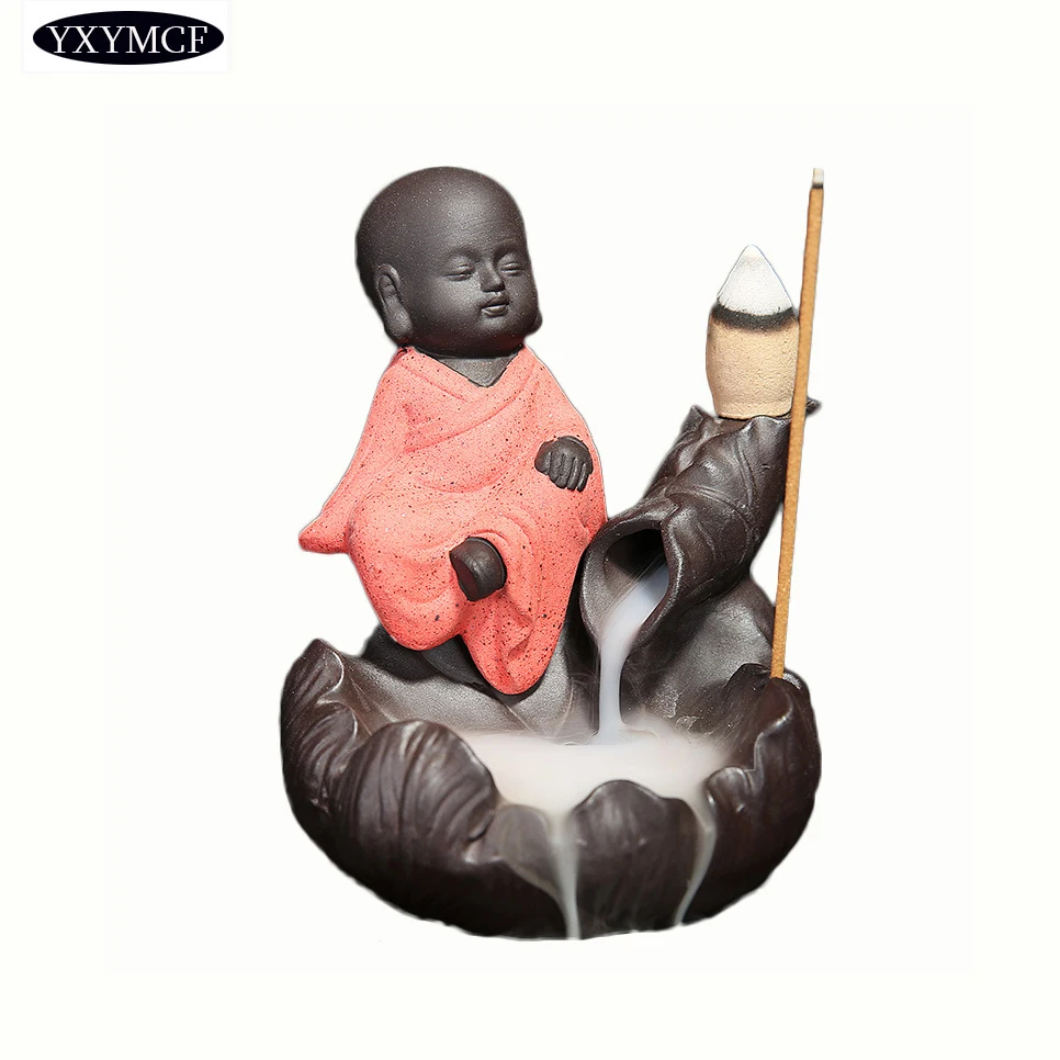 T обратного потока благовония горелка подставка для ароматических палочек Будда