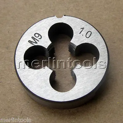 9 мм x 1 метрический правый штамп М9 Шаг 0 мм|hand die|right hand diemetric die |