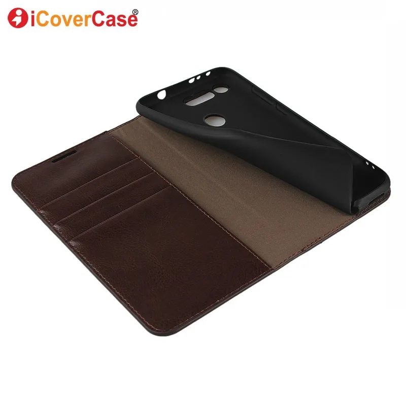 wallet cover for huawei honor view 20 case coque luxury genuine leather case for huawei honor view 20 v20 mobile phone accessory free global shipping