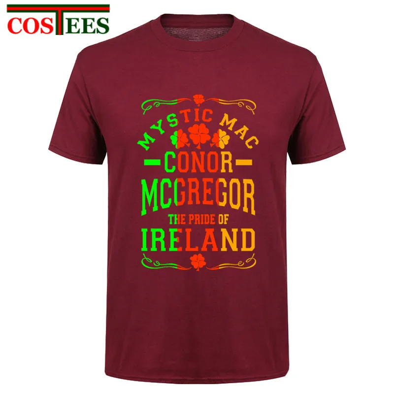 Новые брендовые футболки Mystic Mac Conor Mcgregor случайные мужские из хлопка большого