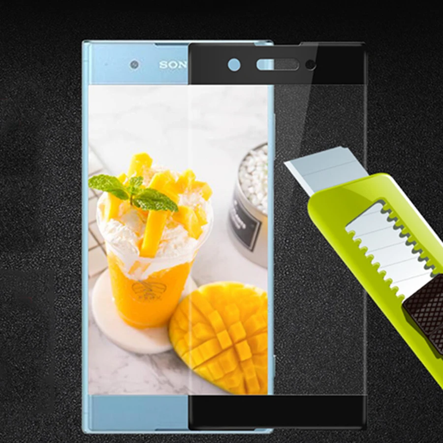 3D полное покрытие для sony xperia x стекло compact защита экрана xa Закаленное Защитная