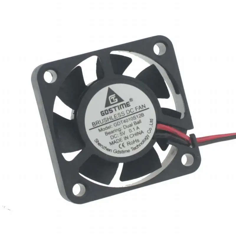 

DC 5V 4CM 4cm 4cm 4010 Double Ball Bearing Brushless Cooling Fan