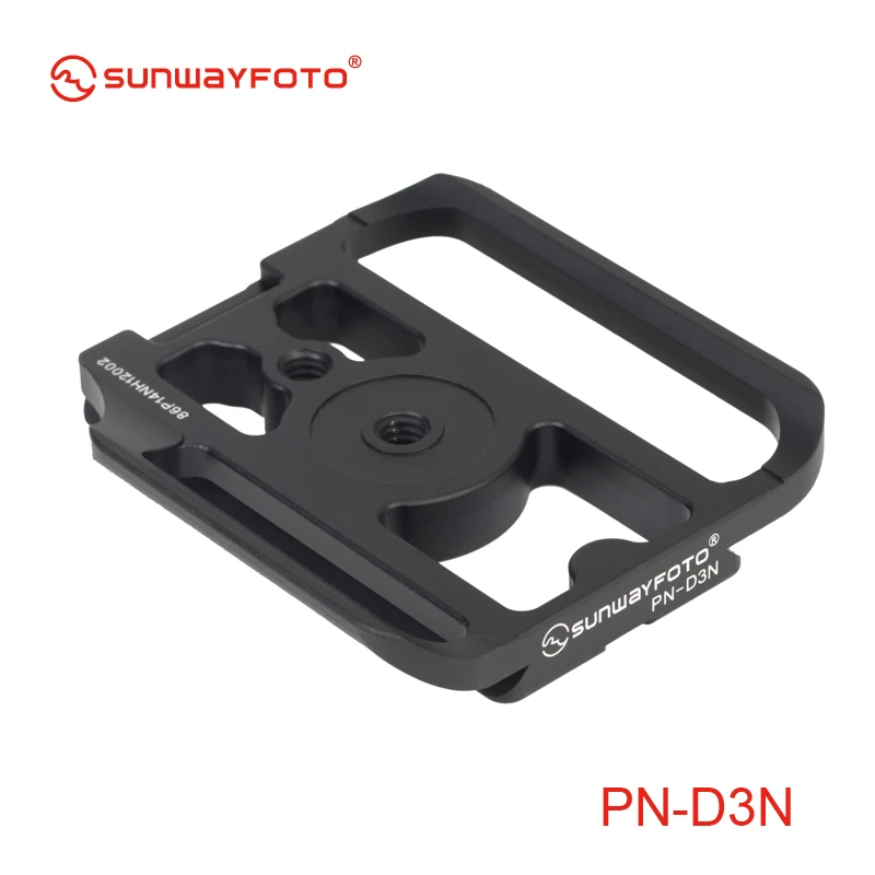 

SUNWAYFOTO PN-D3N Tripod Head Quick Release Plate for Nikon D3 D3S Tripod Head Plate Specific Aluminum Quick Release Plate