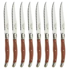 2-10 шт. Laguiole стейк ножей деревянные столовые приборы, Ножи деревянной ручкой посуда Нержавеющаясталь Посуда Рождественский подарок столовые приборы (9 дюймов)